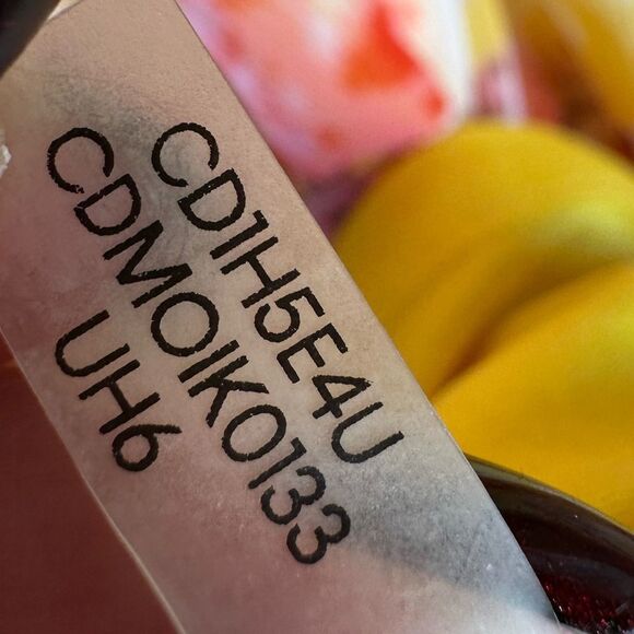 Calvin Klein Fall Pallet Chiffon Maxi Dress yellow Floral Print size 6 - Picture 5 of 7